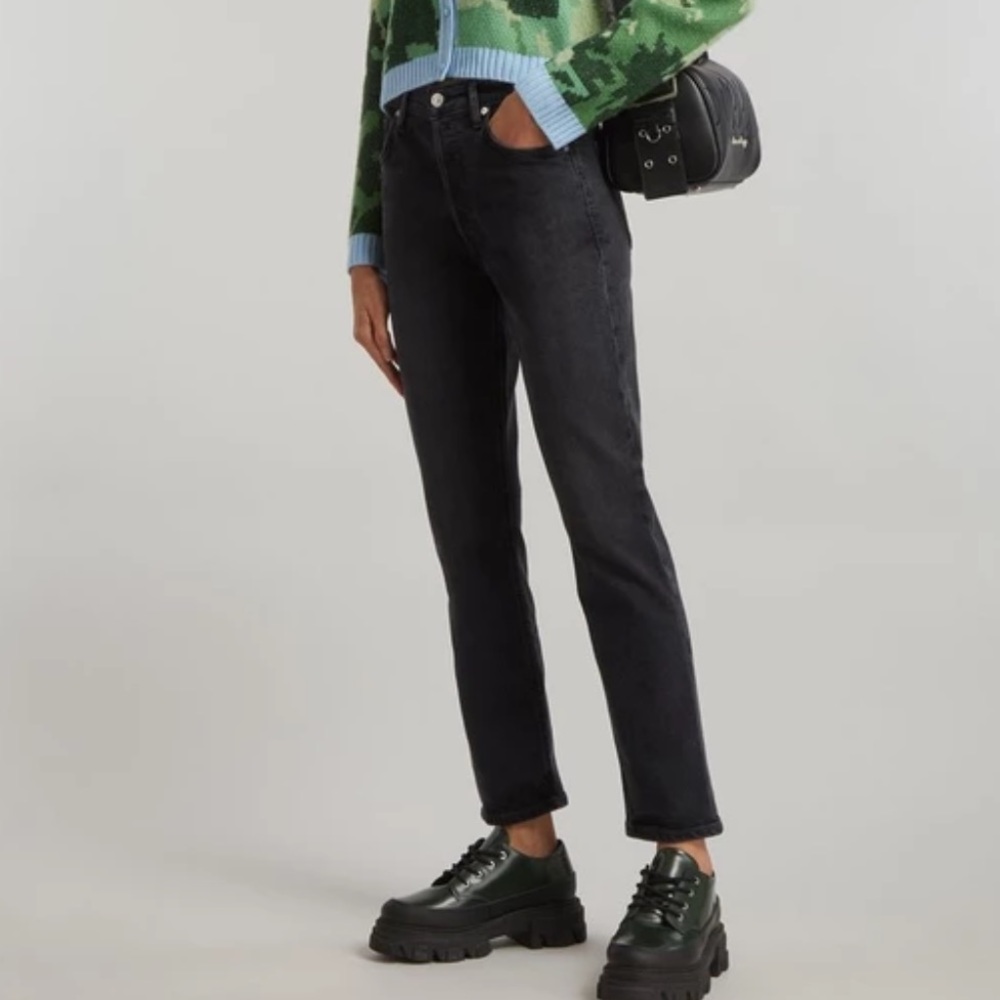 Citizens of Humanity Charlotte high rise straight jean in black